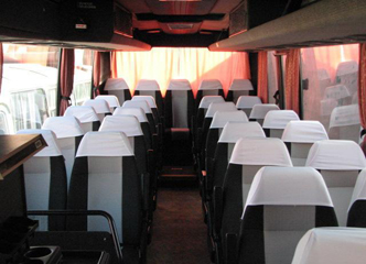 Салон автобуса VAN-HOOL